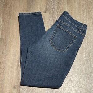Talbots Curvy Slim Ankle Jeans Women's Size 8/29 Blue Cotton Spandex Stretch EUC